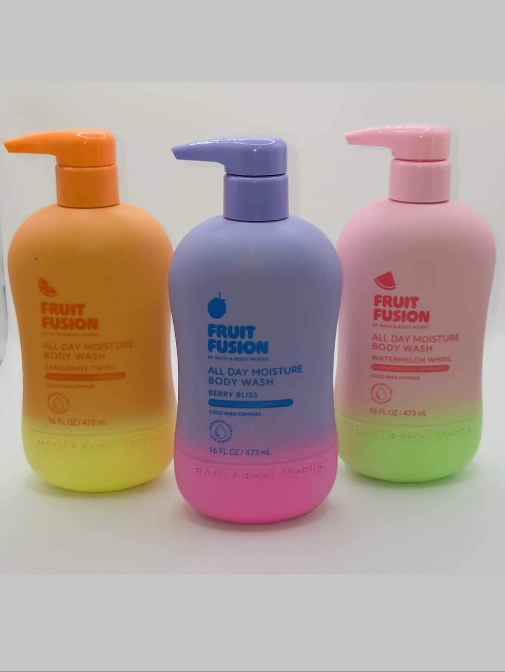 Bath & Body Works Fruit Fusion Body Wash Bundle New!